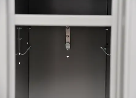 Lockers, 12" x 18" x 72", Steel, Grey, Knocked Down