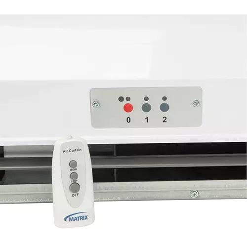MATRIX INDUSTRIAL PRODUCTS Air Curtain with Remote Control, 2 Speeds