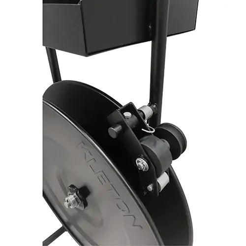 KLETON Strapping Dispenser, Polyester/Steel/Polypropylene Straps, 16"/8" Core Dia., 3"/8"/6" Roll Width