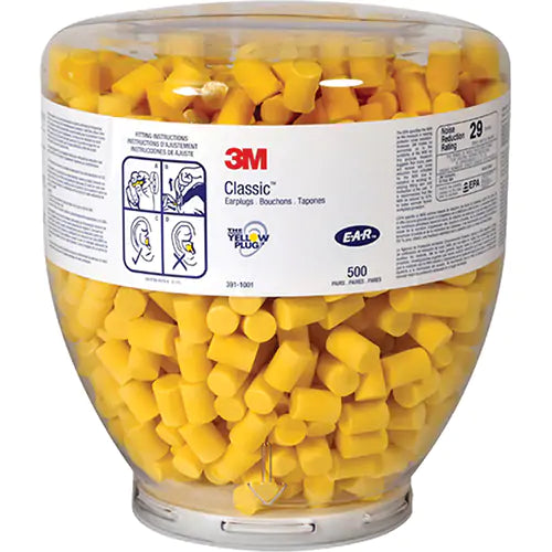 3M E-A-R™ Refill Classic™ One Touch™ Earplugs, Bulk - Canister