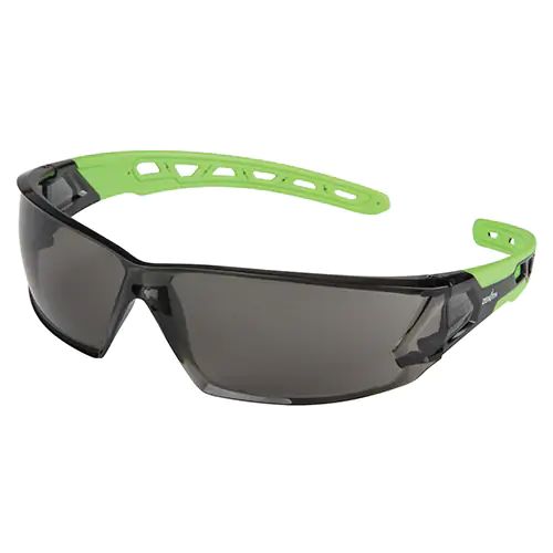 Zenith Safety Products Z2500 Series Safety Glasses, Grey/Smoke Lens, Anti-Scratch, ANSI Z87+/Meets/Exceeds CSA Z94.3
