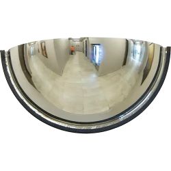 180° Dome Mirror, Half Dome, Closed Top, 18" Diameter