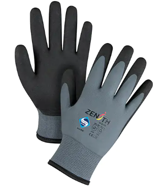 ZX-30° Premium Coated Gloves, 11/2X-Large, PVC Coating, 15 Gauge, Nylon Shell