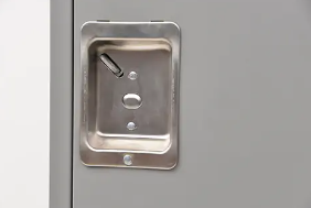 Lockers, 12" x 18" x 72", Steel, Grey, Knocked Down