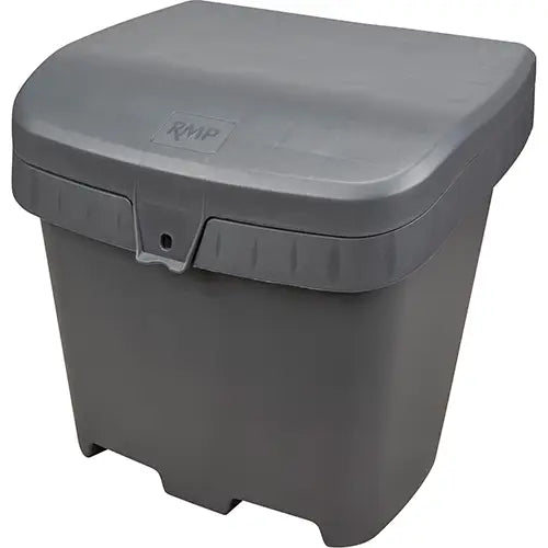RMP Maintenance Products  Salt & Sand Container, With Hasp, 21" x 27" x 26", 4.24 cu. ft., Grey
