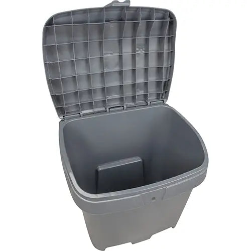 RMP Maintenance Products  Salt & Sand Container, With Hasp, 21" x 27" x 26", 4.24 cu. ft., Grey