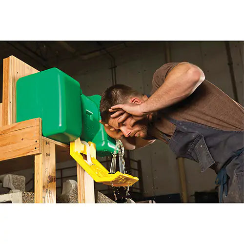 HAWS  Eyewash Station, Gravity-Fed, 9 gal. Capacity, Meets ANSI Z358.1