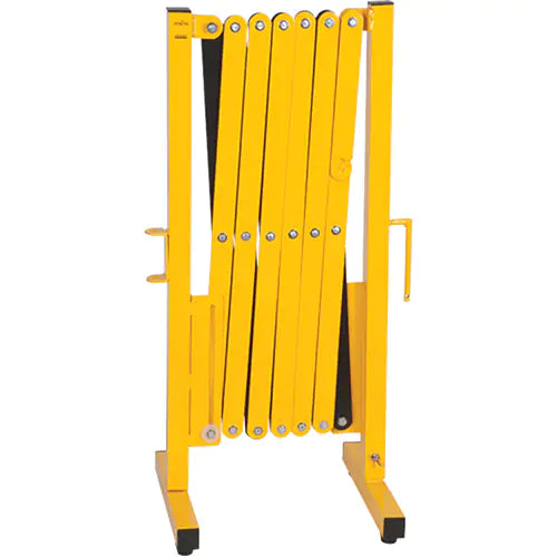 ZENITH SAFETY PRODUCTS  Expandable Barriers, 37" H x 11' L, Black/Yellow