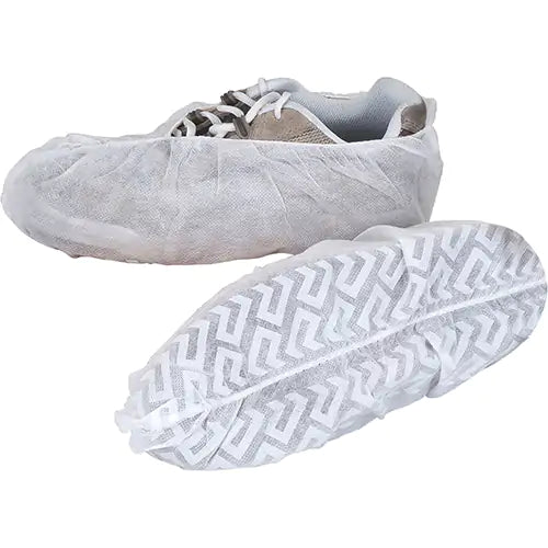 Zenith Safety Products  Shoe Covers, Large, Polypropylene, White