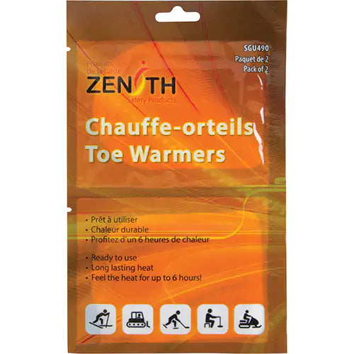 ZENITH SAFETY PRODUCTS  Toe Warmers, 6 hrs.