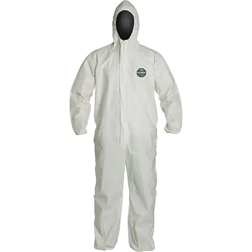 DUPONT PERSONAL PROTECTION  ProShield® 60 Coveralls, Small, White, Microporous